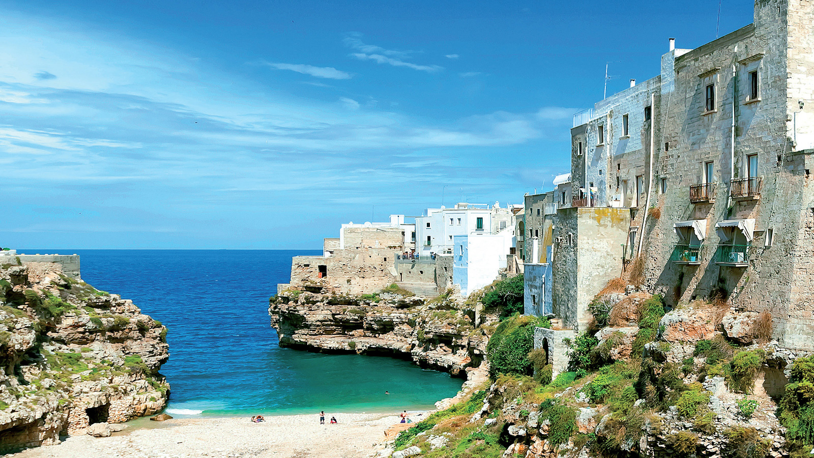 Polignano a Mare: Cala Porto o Lama Monachile